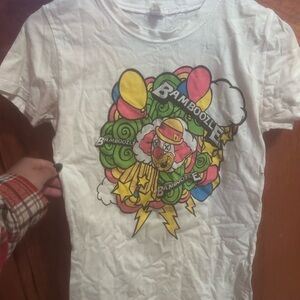 BAMBOO Kids White Graphic T-Shirt